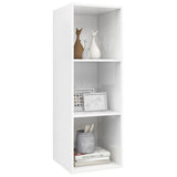 NNEVL Wall-mounted TV Cabinet High Gloss White 37x37x107 cm Chipboard