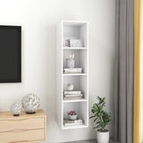 NNEVL Wall-mounted TV Cabinet White 37x37x142.5 cm Chipboard
