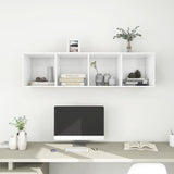 NNEVL Wall-mounted TV Cabinet White 37x37x142.5 cm Chipboard