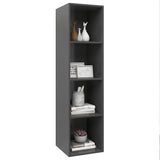 NNEVL Wall-mounted TV Cabinet Grey 37x37x142.5 cm Chipboard