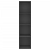 NNEVL Wall-mounted TV Cabinet Grey 37x37x142.5 cm Chipboard