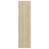 NNEVL Wall-mounted TV Cabinet Sonoma Oak 37x37x142.5 cm Chipboard