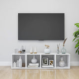 NNEVL TV Cabinet White 37x35x37 cm Chipboard