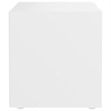 NNEVL TV Cabinet White 37x35x37 cm Chipboard