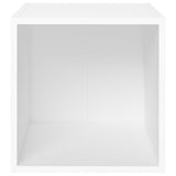 NNEVL TV Cabinets 4 pcs White 37x35x37 cm Chipboard
