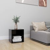 NNEVL TV Cabinet Black 37x35x37 cm Chipboard