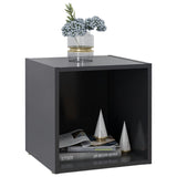 NNEVL TV Cabinet Grey 37x35x37 cm Chipboard