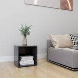 NNEVL TV Cabinet Grey 37x35x37 cm Chipboard