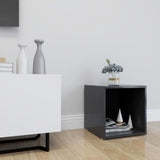 NNEVL TV Cabinet Grey 37x35x37 cm Chipboard