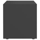 NNEVL TV Cabinet Grey 37x35x37 cm Chipboard