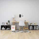 NNEVL TV Cabinets 4 pcs Grey 37x35x37 cm Chipboard