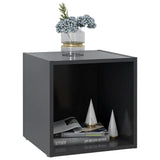 NNEVL TV Cabinets 4 pcs Grey 37x35x37 cm Chipboard