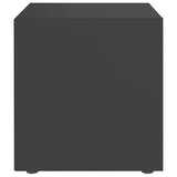 NNEVL TV Cabinets 4 pcs Grey 37x35x37 cm Chipboard