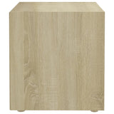 NNEVL TV Cabinet Sonoma Oak 37x35x37 cm Chipboard