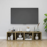 NNEVL TV Cabinets 2 pcs Sonoma Oak 37x35x37 cm Chipboard