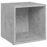 NNEVL TV Cabinet Concrete Grey 37x35x37 cm Chipboard