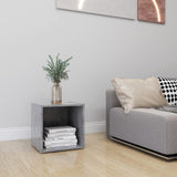 NNEVL TV Cabinet Concrete Grey 37x35x37 cm Chipboard