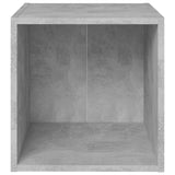 NNEVL TV Cabinet Concrete Grey 37x35x37 cm Chipboard