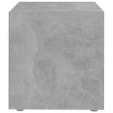 NNEVL TV Cabinet Concrete Grey 37x35x37 cm Chipboard