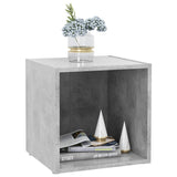 NNEVL TV Cabinets 2 pcs Concrete Grey 37x35x37 cm Chipboard