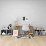 NNEVL TV Cabinets 4 pcs Concrete Grey 37x35x37 cm Chipboard