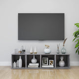 NNEVL TV Cabinets 4 pcs Concrete Grey 37x35x37 cm Chipboard
