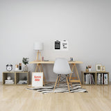 NNEVL TV Cabinets 4 pcs White and Sonoma Oak 37x35x37 cm Chipboard
