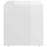 NNEVL TV Cabinets 2 pcs High Gloss White 37x35x37 cm Chipboard