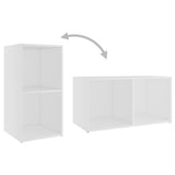 NNEVL TV Cabinet White 72x35x36.5 cm Chipboard