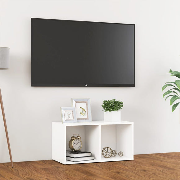 NNEVL TV Cabinet White 72x35x36.5 cm Chipboard