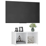NNEVL TV Cabinet High Gloss White 72x35x36.5 cm Chipboard