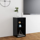 NNEVL TV Cabinet High Gloss Black 72x35x36.5 cm Chipboard