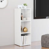 NNEVL TV Cabinet High Gloss White 107x35x37 cm Chipboard
