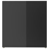 NNEVL TV Cabinet High Gloss Grey 142.5x35x36.5 cm Chipboard