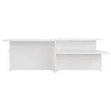 NNEVL Coffee Tables 2 pcs White 111.5x50x33 cm Engineered Wood