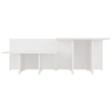 NNEVL Coffee Tables 2 pcs White 111.5x50x33 cm Engineered Wood