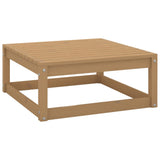 NNEVL 3 Piece Garden Lounge Set Honey Brown Solid Pinewood