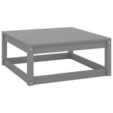 NNEVL 3 Piece Garden Lounge Set Grey Solid Pinewood