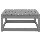 NNEVL 3 Piece Garden Lounge Set Grey Solid Pinewood