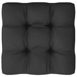 NNEVL Garden Middle Sofas with Anthracite Cushions 2 pcs Solid Pinewood