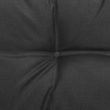 NNEVL Garden Middle Sofas with Anthracite Cushions 2 pcs Solid Pinewood