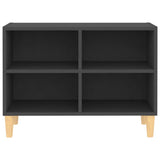 NNEVL TV Cabinet with Solid Wood Legs Grey 69.5x30x50 cm