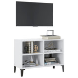 NNEVL TV Cabinet with Metal Legs White 69.5x30x50 cm