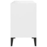 NNEVL TV Cabinet with Metal Legs White 69.5x30x50 cm