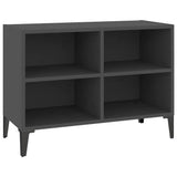 NNEVL TV Cabinet with Metal Legs Grey 69.5x30x50 cm