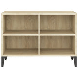 NNEVL TV Cabinet with Metal Legs Sonoma Oak 69.5x30x50 cm