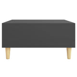 NNEVL Coffee Table Grey 60x60x30 cm Engineered Wood