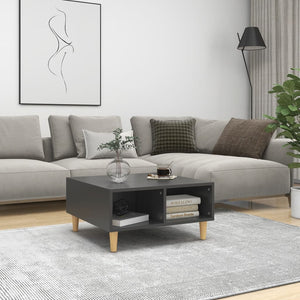 NNEVL Coffee Table Grey 60x60x30 cm Engineered Wood