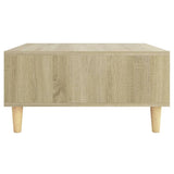 NNEVL Coffee Table Sonoma Oak 60x60x30 cm Chipboard