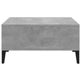 NNEVL Coffee Table Concrete Grey 60x60x30 cm Chipboard